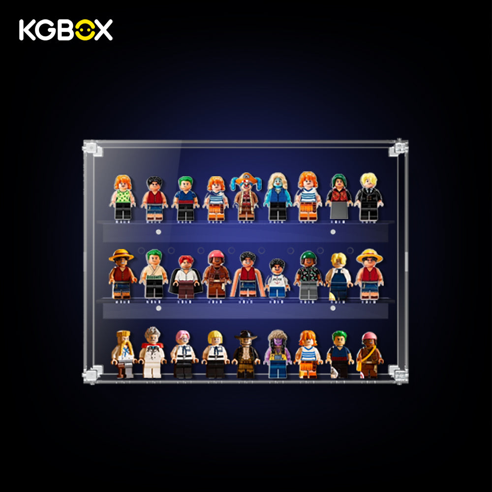 KGBOX LEGO 27 Minifigures Display Case – 3 Tiers