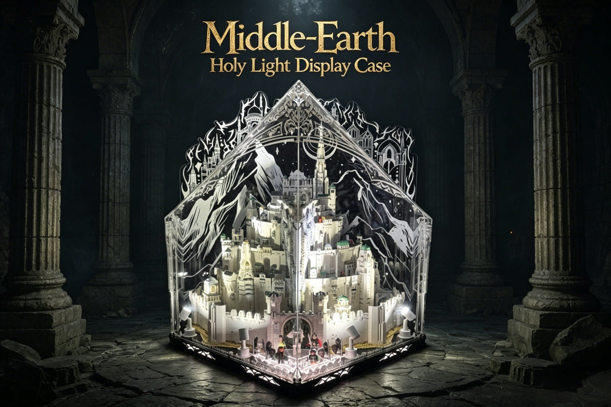 Middle-earth Holy Light Display Case: For LEGO Minas Tirith