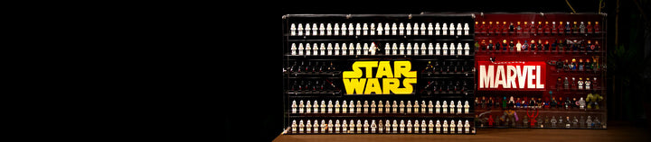 Minifigures LEGO displays