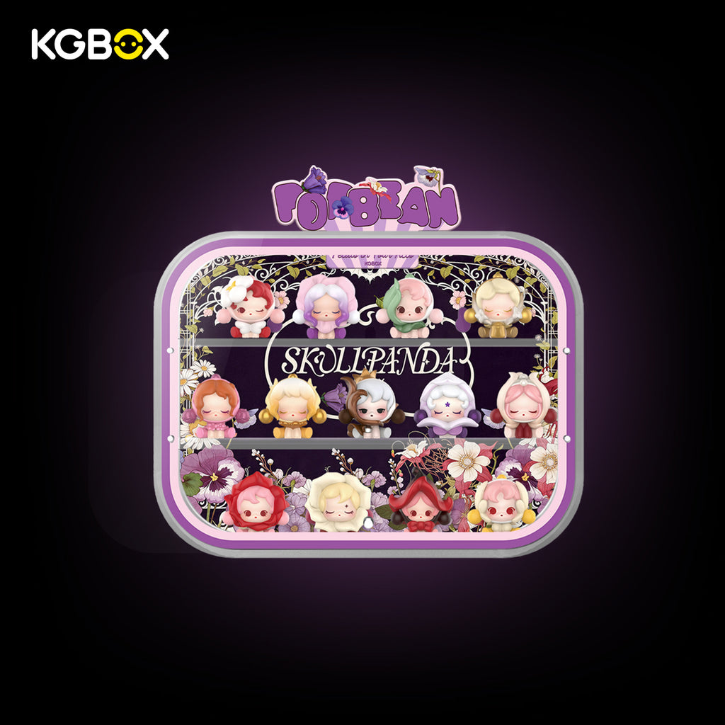 Pop Mart Skullpanda Petals in Four Acts POP BEAN Wall & Tabletop Acrylic Display Case | KGBOX Case