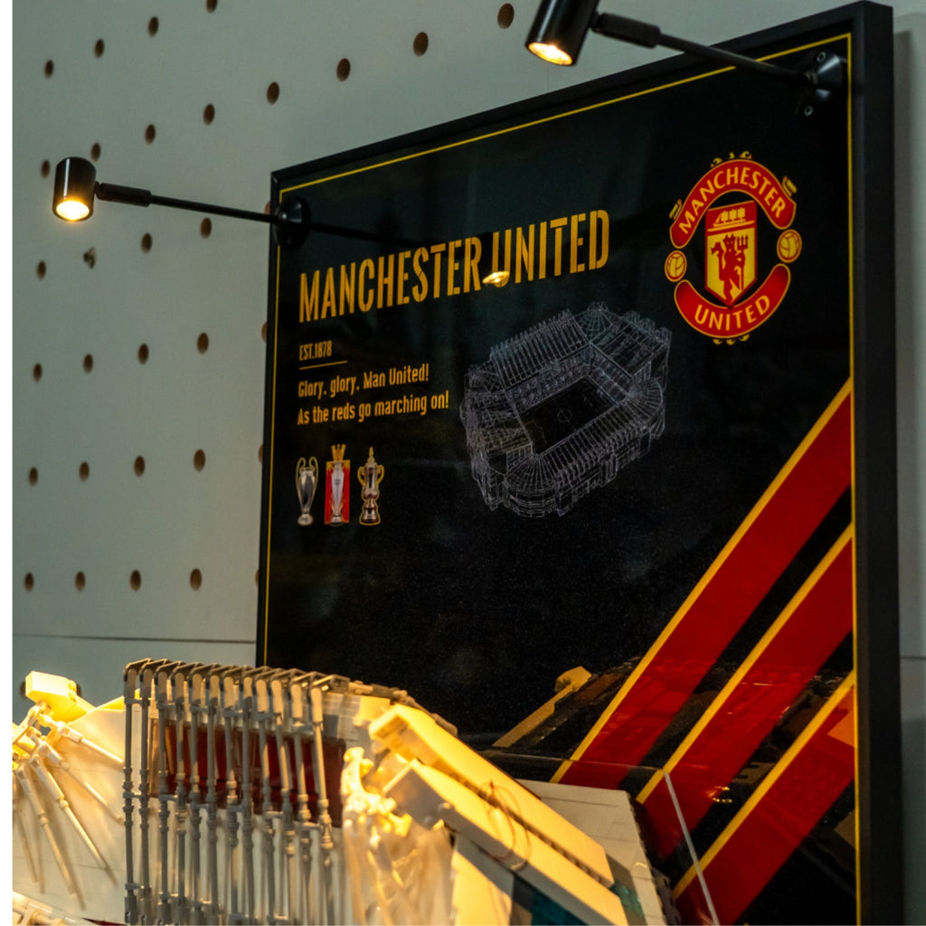 KGBOX Frame for LEGO 10272 Old Trafford Manchester United - LED & UV Print