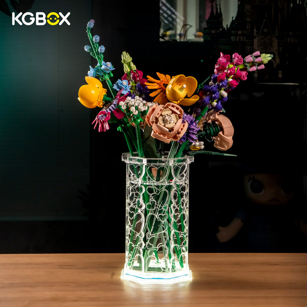 10280 LEGO Flower Bouquet Botanicals Floral Vase with LED Lights