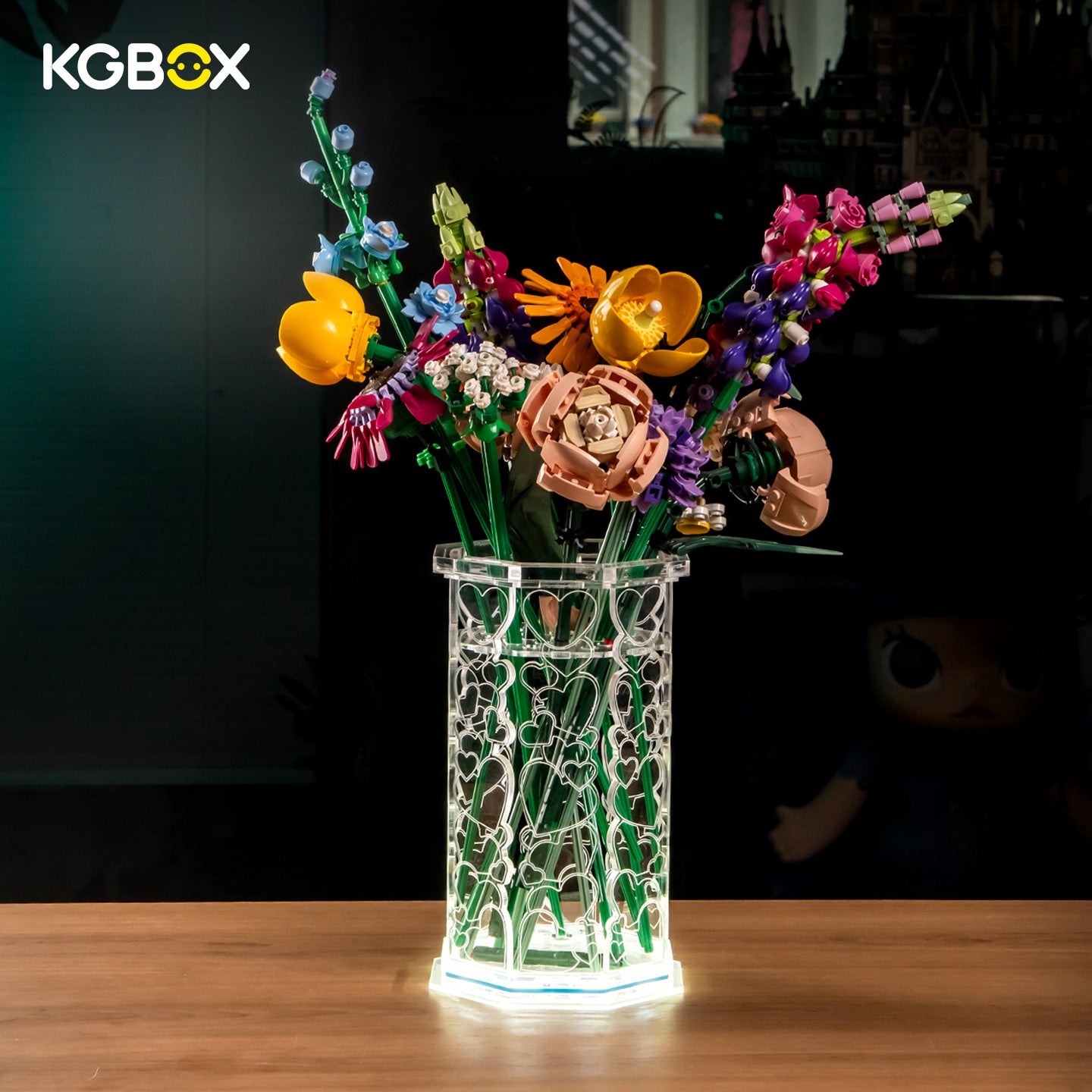 10280 LEGO Flower Bouquet Botanicals Floral Vase with LED Lights