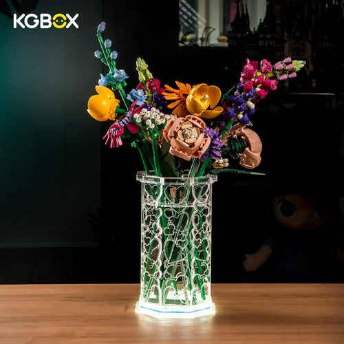 10280 LEGO Flower Bouquet Botanicals Floral Vase with LED Lights