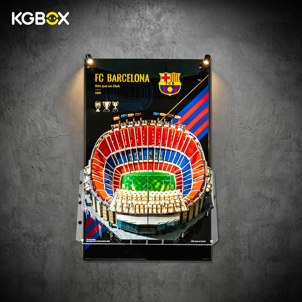 KGBOX Frame for LEGO 10284 Camp Nou FC Barcelona - LED & UV Print