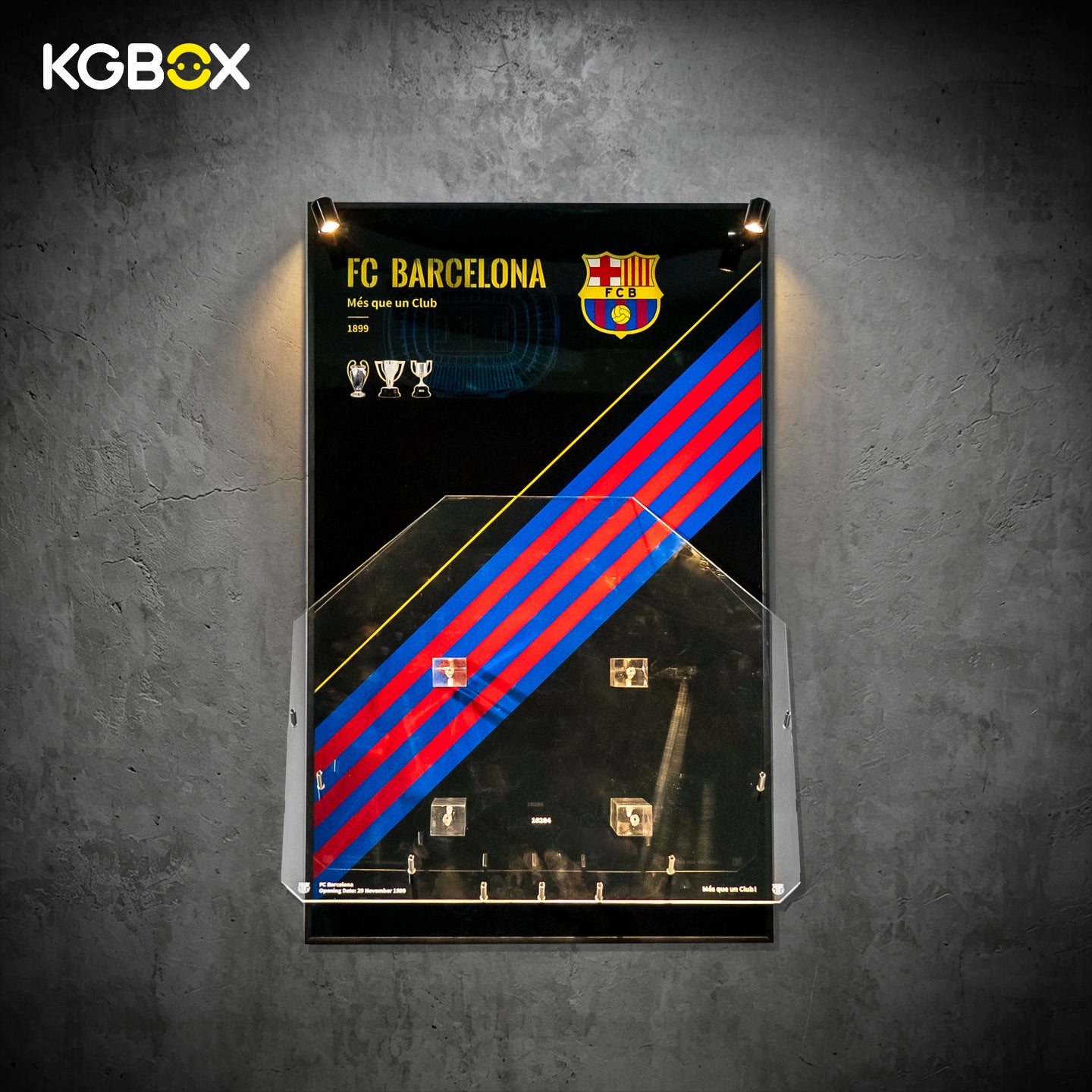 KGBOX Frame for LEGO 10284 Camp Nou FC Barcelona - LED & UV Print