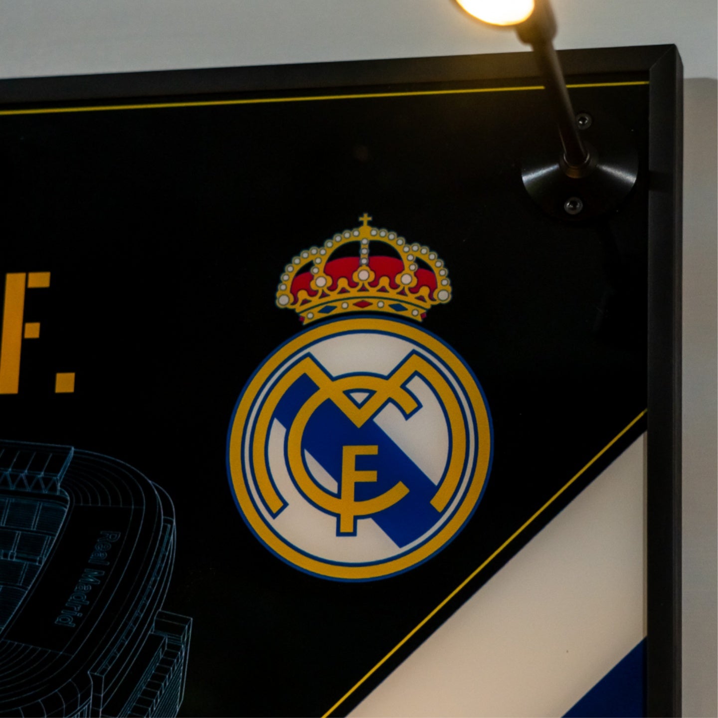 KGBOX Frame for LEGO 10299 Real Madrid Santiago Bernabéu Stadium - LED & UV Print