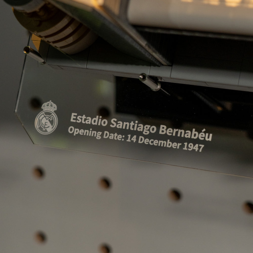 KGBOX Frame for LEGO 10299 Real Madrid Santiago Bernabéu Stadium - LED & UV Print