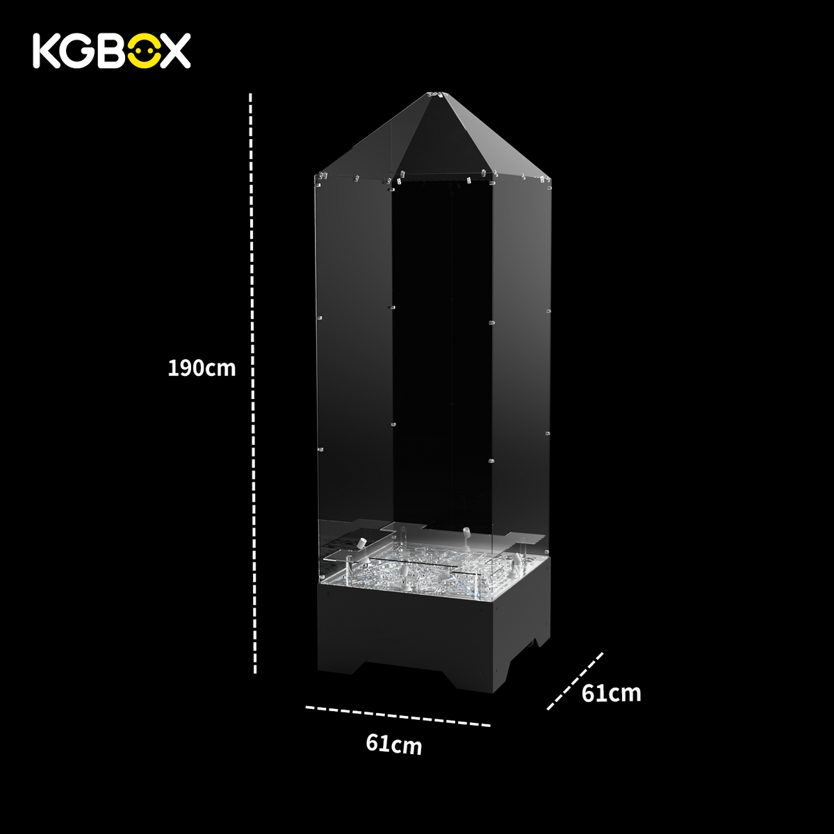 LED Rolling Display Base for LEGO Icons 10307 Eiffel Tower with Paris Map | KGBOX