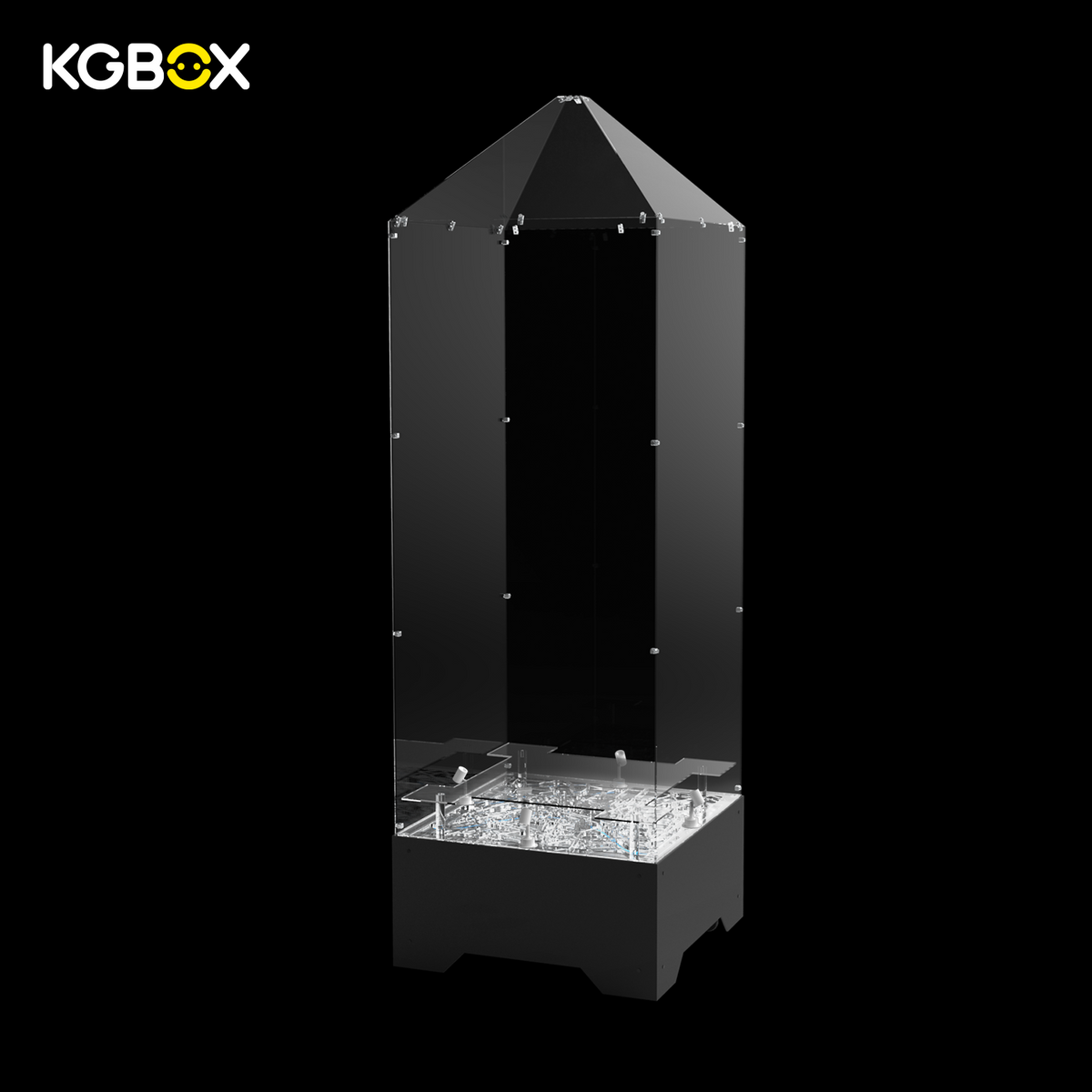 LED Rolling Display Base for LEGO Icons 10307 Eiffel Tower with Paris Map | KGBOX