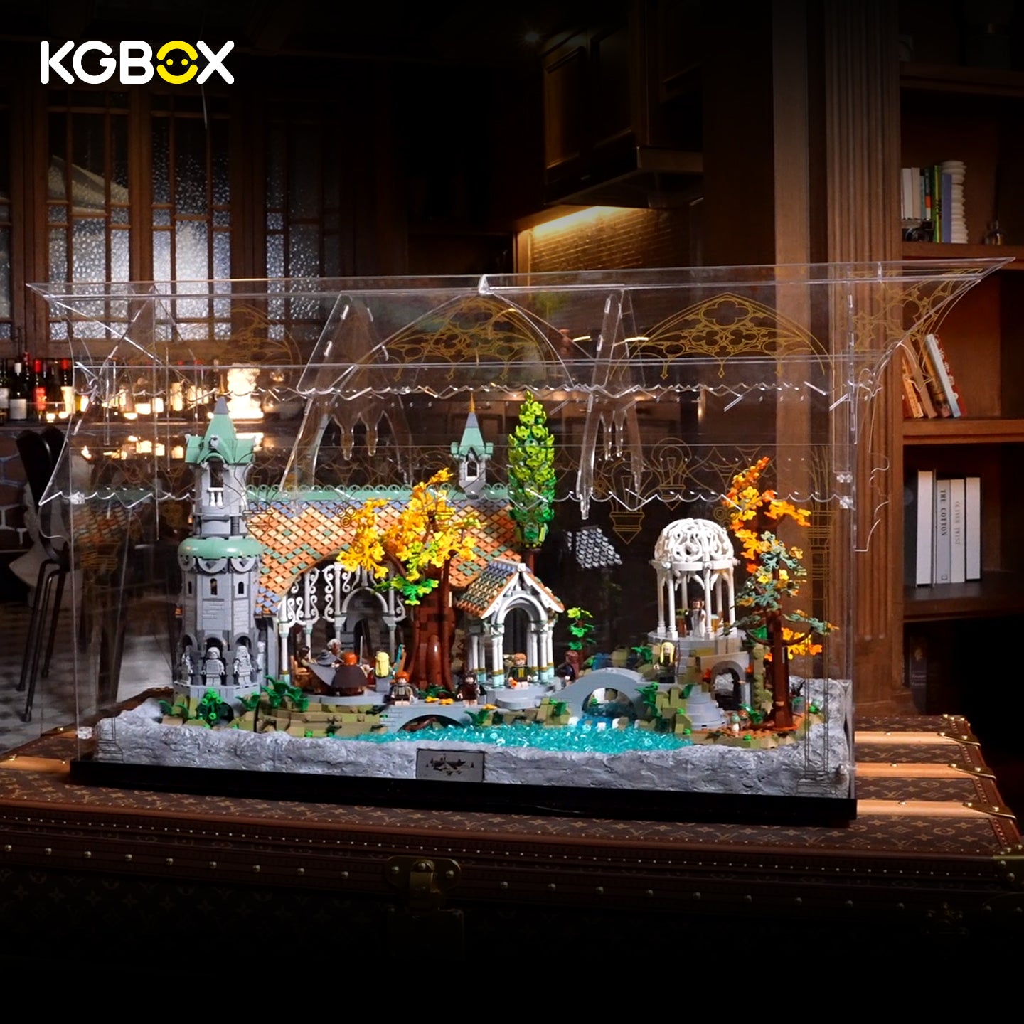 Display Case For LEGO 10316 THE LORD OF THE RINGS RIVENDELL