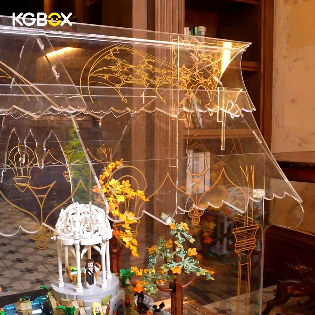 Display Case For LEGO 10316 THE LORD OF THE RINGS RIVENDELL