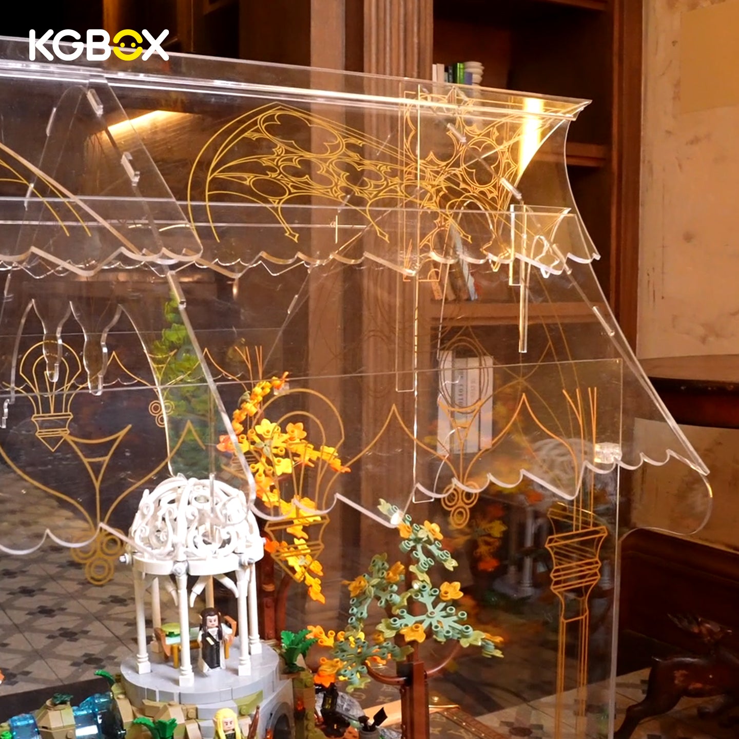 Display Case For LEGO 10316 THE LORD OF THE RINGS RIVENDELL