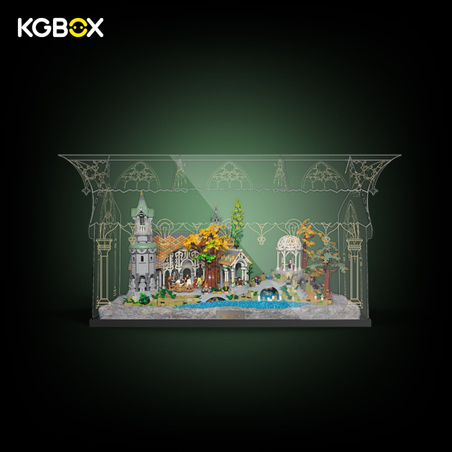 Display Case For LEGO 10316 THE LORD OF THE RINGS RIVENDELL