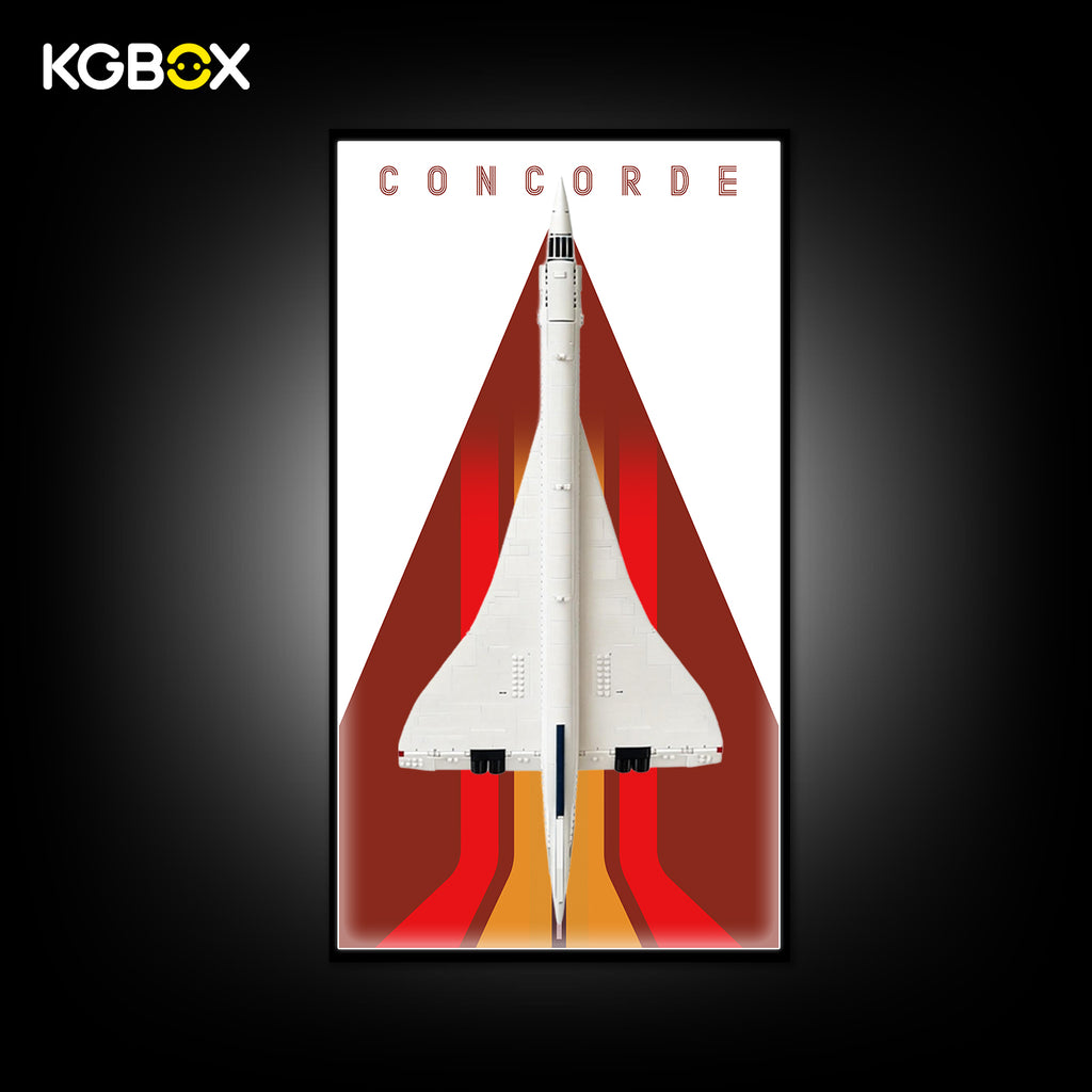 Frame for LEGO Concorde (10318) Icons Series