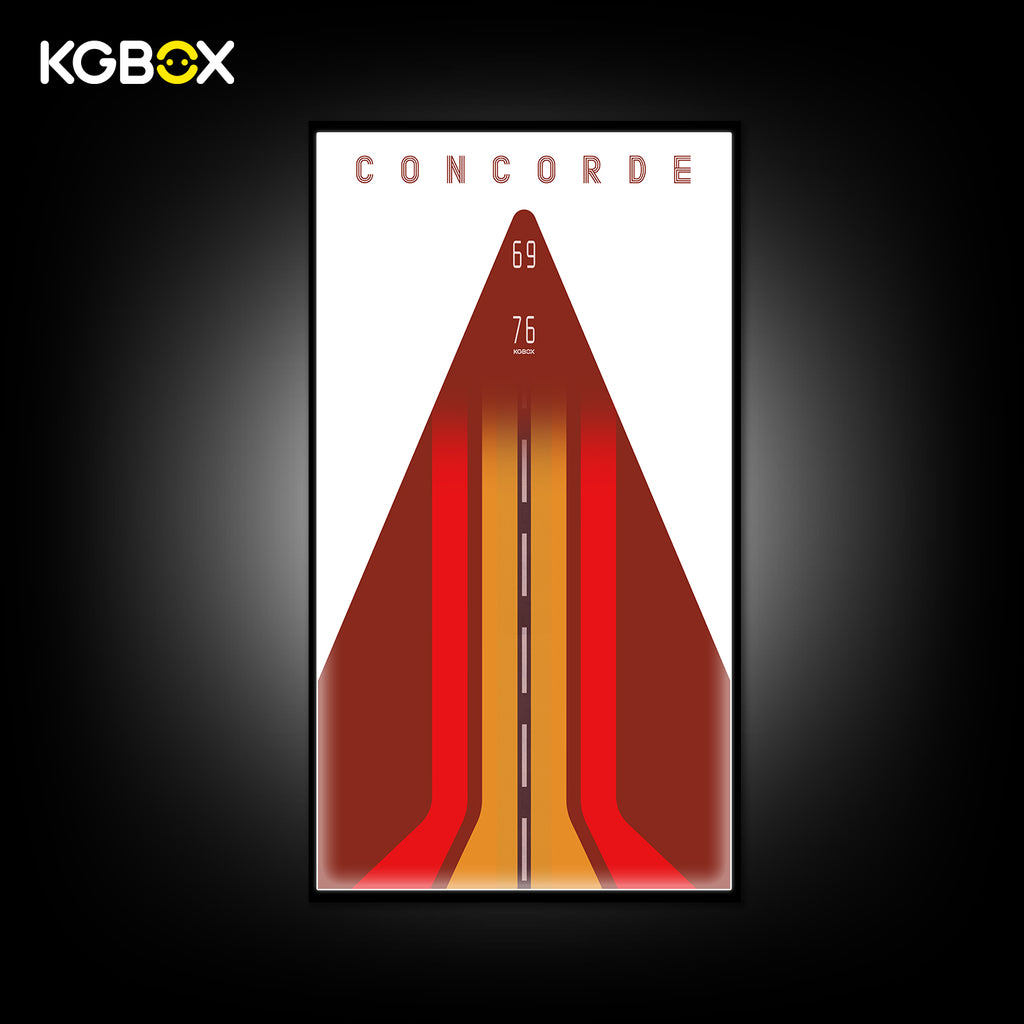 Frame for LEGO Concorde (10318) Icons Series