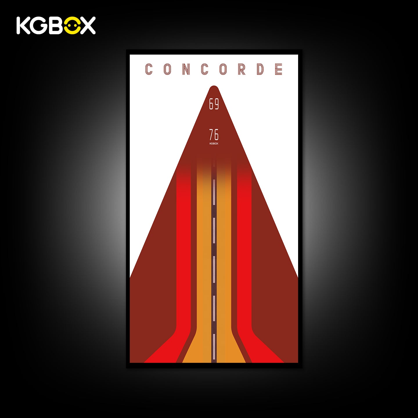 Frame for LEGO Concorde (10318) Icons Series