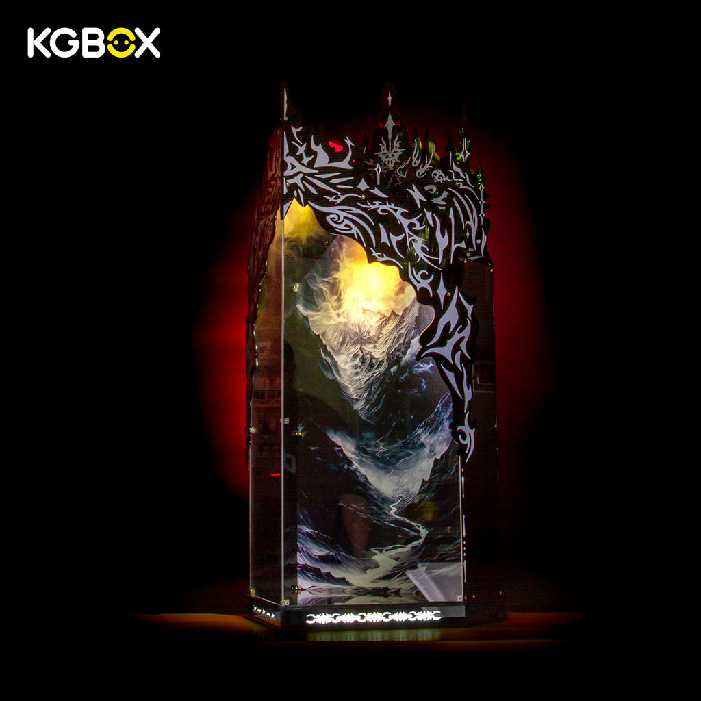 LED Display Case For LEGO 10333 The Lord of the Rings Barad-dur