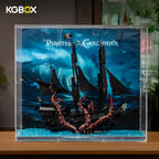 Display Case for LEGO 10365 Captain Jack Sparrow Pirates of the Caribbean Sea Monster Ship