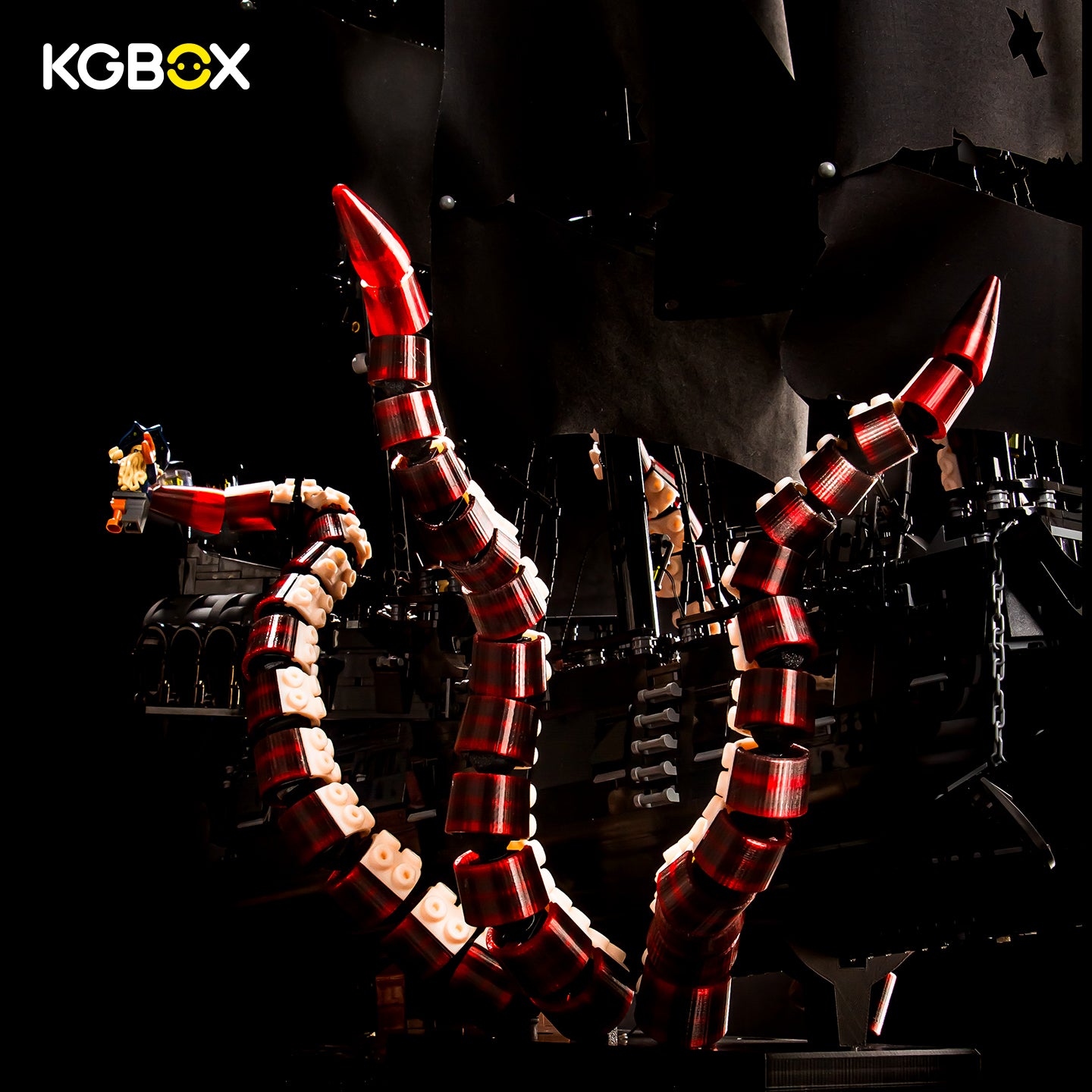 10365 LEGO Captain Jack Sparrow's Pirate Ship Icons Kraken’s Grasp Display Base 3