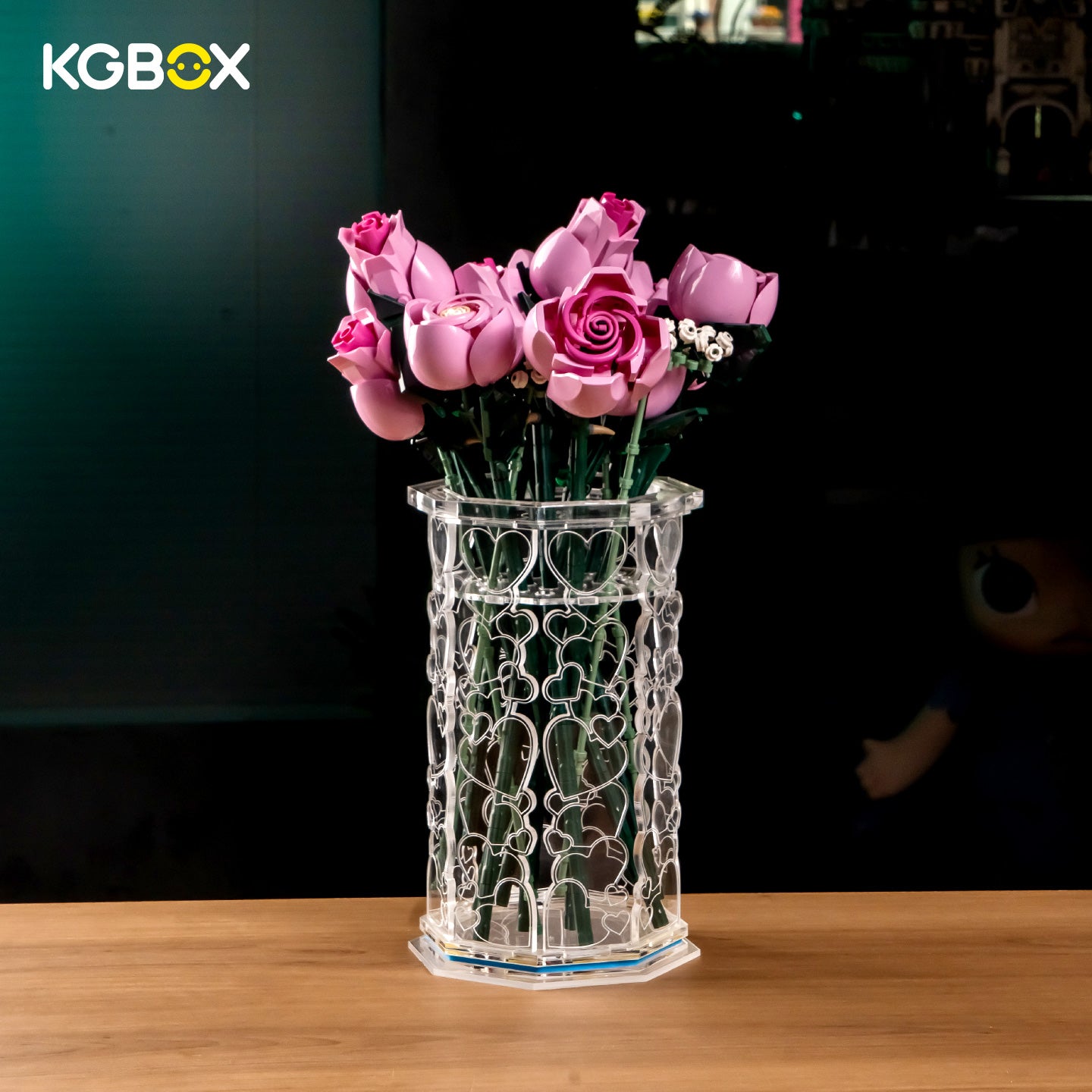 10374 LEGO Bouquet of Pink Roses Botanicals Floral Vase 