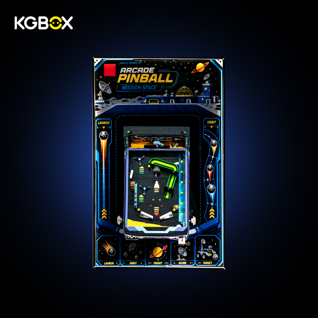 KGBOX Frame for LEGO 11374 Arcade Pinball Machine - LED & UV Print