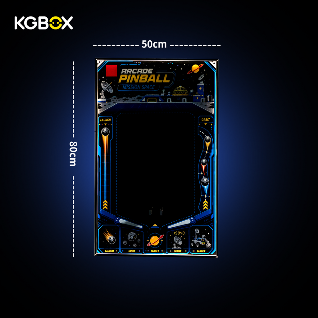 KGBOX Frame for LEGO 11374 Arcade Pinball Machine - LED & UV Print
