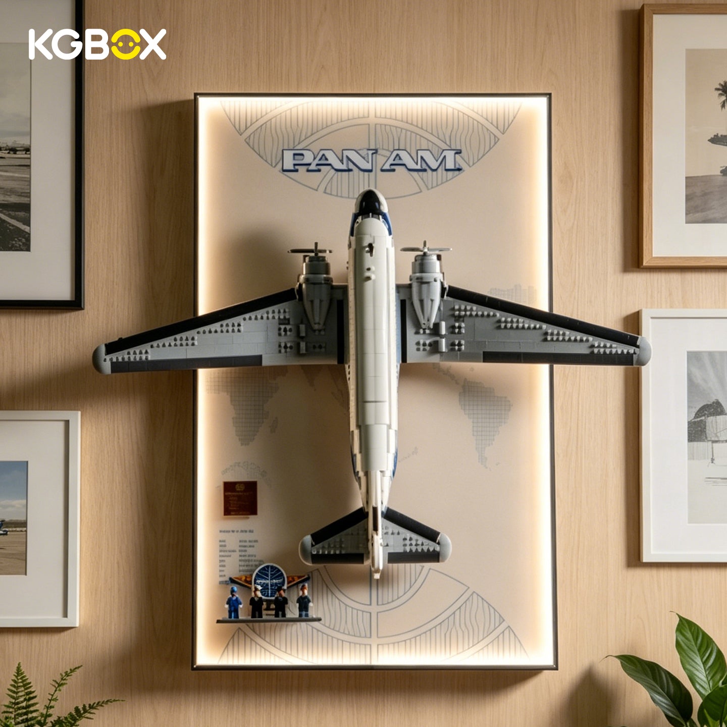 Frame For LEGO 11378 Douglas DC-3 PAN AM Airliner