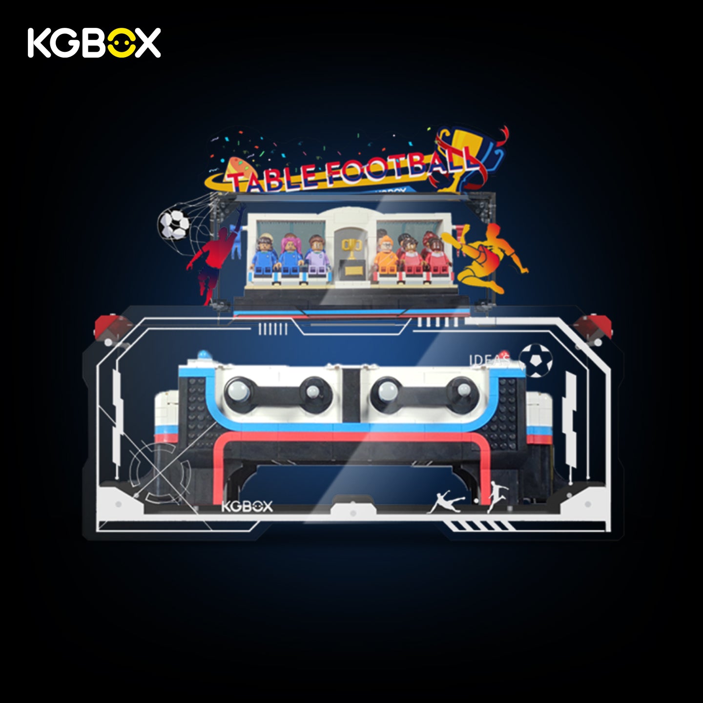 21337 LEGO Table Football Ideas Acrylic Display Case 1