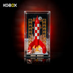 LED Display Case For LEGO 21367 Tintin Moon Rocket