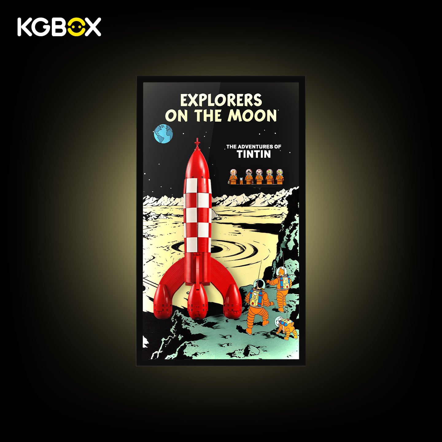 Frame For LEGO 21367 Tintin Moon Rocket