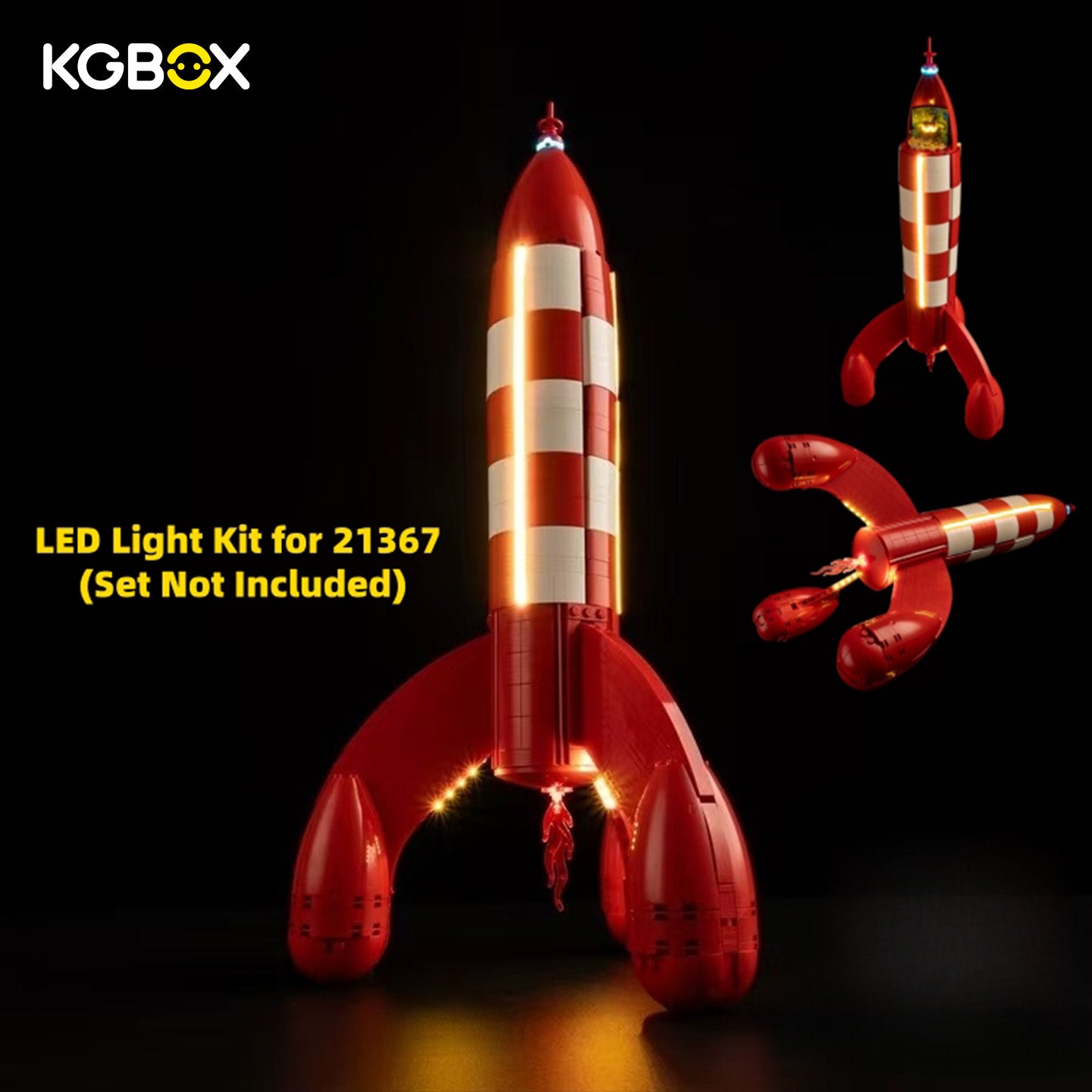 Frame For LEGO 21367 Tintin Moon Rocket