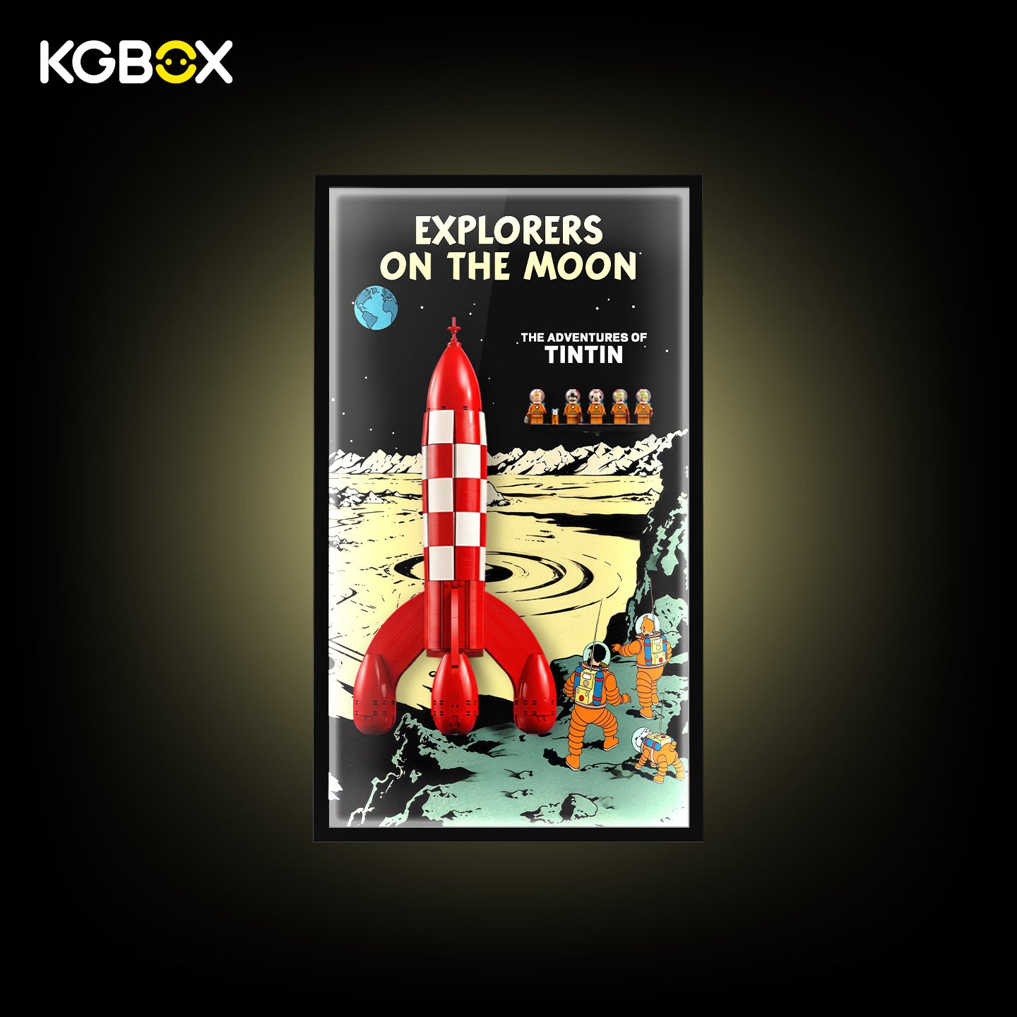 Frame For LEGO 21367 Tintin Moon Rocket