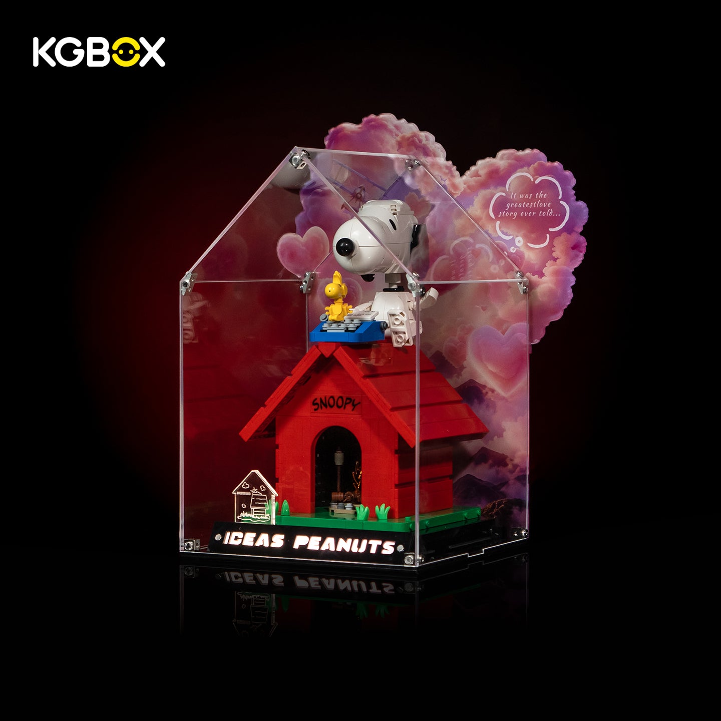 LED Display Case For LEGO 21368 Peanuts: Snoopy's Doghouse