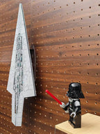 LEGO 75457 Executor Super Star Destroyer, Gem-Shaped Laser-Engraved Lit Base, USB Powered Dustproof Display Box | KGBOX