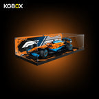 42141 LEGO McLaren Formula 1 Race Car Technic Acrylic Display Case with Printed Background 10