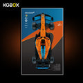 42141 LEGO McLaren Formula 1 Race Car Technic Display Frame with LED Lights and Printed Background 1