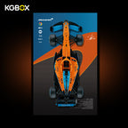 42141 LEGO McLaren Formula 1 Race Car Technic Display Frame with Printed Background 2