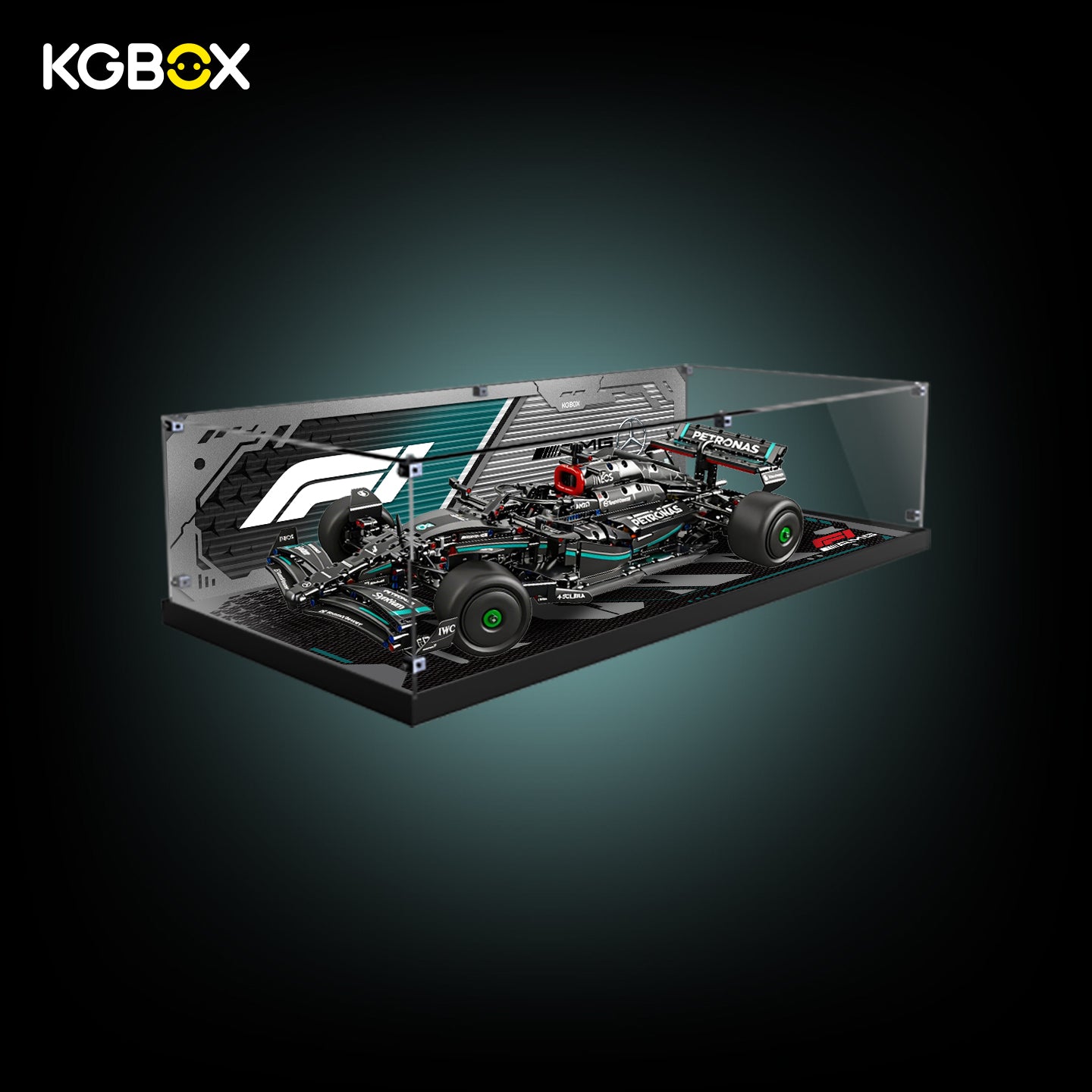 Display Case for LEGO Mercedes-AMG F1 W14 E Performance (42171) Technic Series