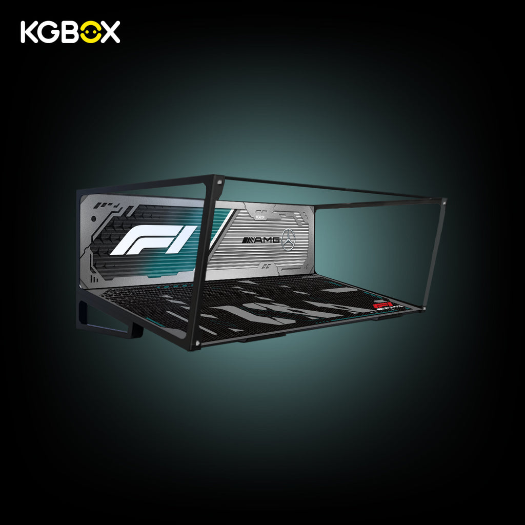 42171 LEGO Mercedes AMG F1 W14 E Performance Technic Display Case with Printed Background 14