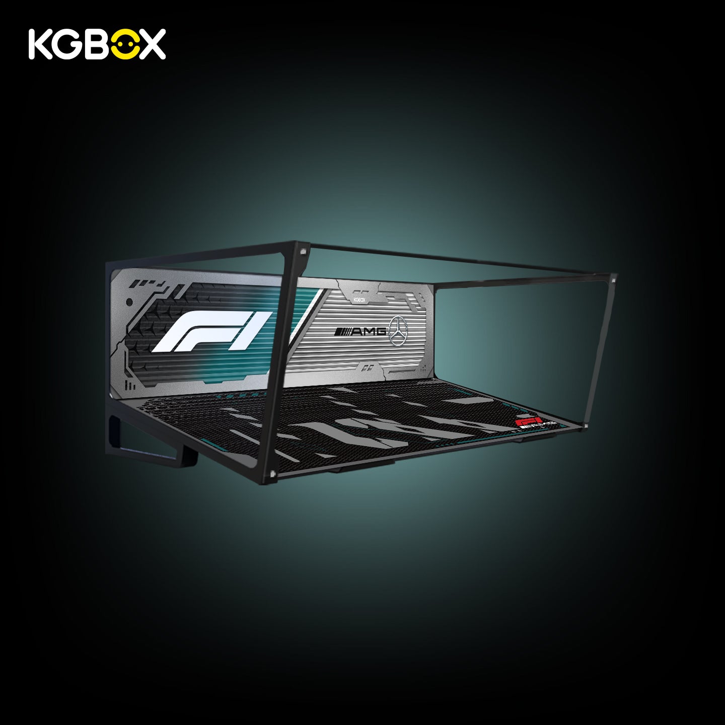 42171 LEGO Mercedes AMG F1 W14 E Performance Technic Display Case with Printed Background 14