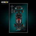 42171 LEGO Mercedes AMG F1 W14 E Performance Technic Display Frame with LED Lights and Printed Background 3