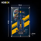 Wall-Mounted Display Case for LEGO Oracle Red Bull Racing RB20 F1 Car (42206) Technic Series
