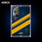 42206 LEGO Oracle Red Bull Racing RB20 F1 Car Technic Acrylic Display Case with LED Lights and Printed Background 22