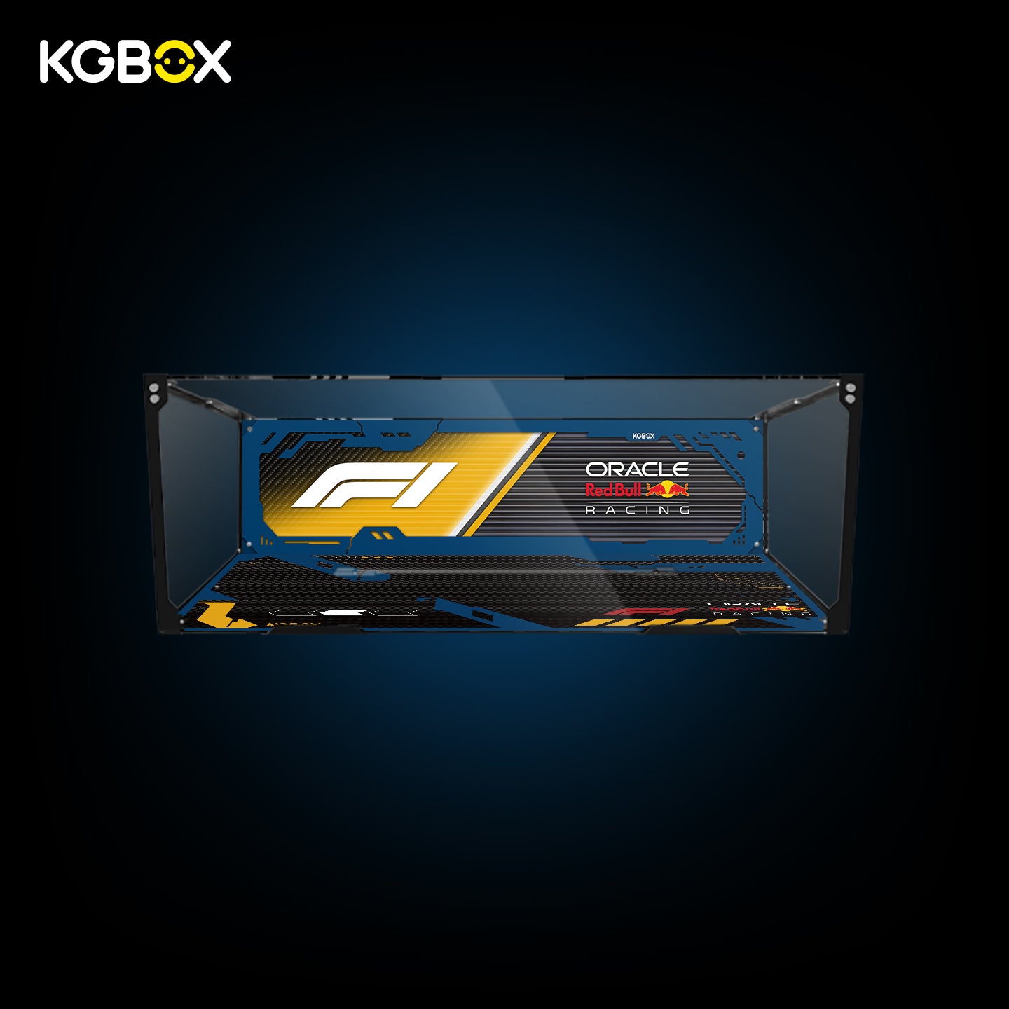 42206 LEGO Oracle Red Bull Racing RB20 F1 Car Technic Acrylic Display Case with Printed Background 14