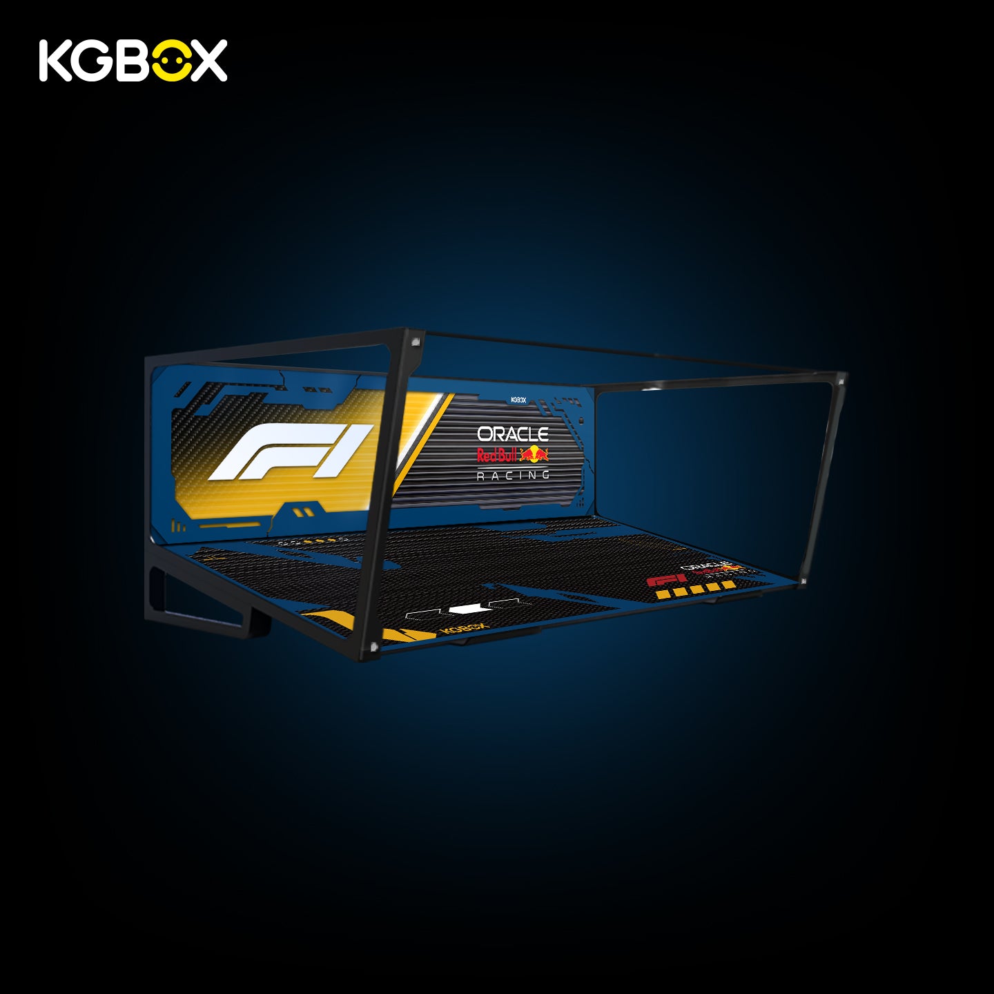 42206 LEGO Oracle Red Bull Racing RB20 F1 Car Technic Display Case with Printed Background 15