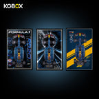 KGBOX Frame for LEGO 42206 Oracle Red Bull Racing RB20 F1 Car - LED & UV Print