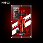 42207 LEGO Ferrari SF-24 F1 Car Technic Acrylic Display with Printed Background 1