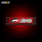 42207 LEGO Ferrari SF24 F1 Car Technic Acrylic Display Case with Printed Background 2
