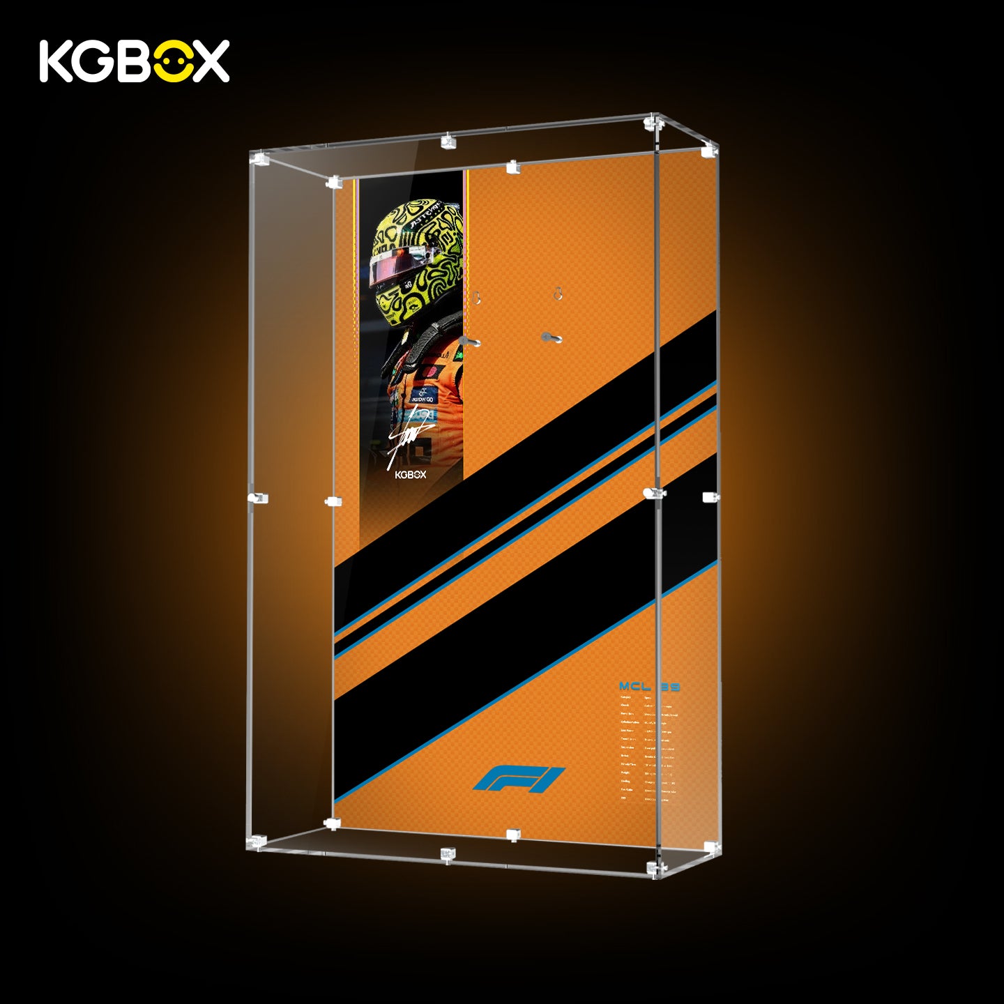 42228 LEGO McLaren MCL39 F1 Car Technic Acrylic Display Case with Printed Background 4